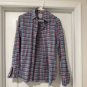 J. Crew Multicolor Plaid Casual Shirt